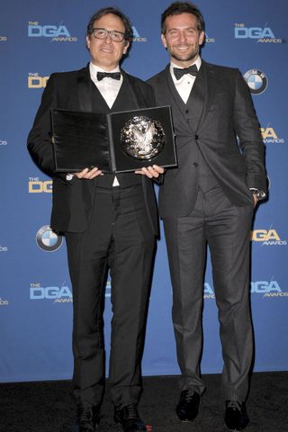 David O Russel And Bradley Cooper At The Directors Guild Awards, 2014