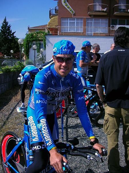 Tom Danielson heads out