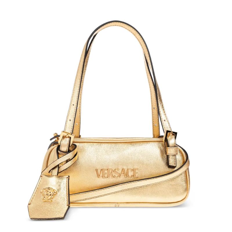 gold Versace shoulder bag