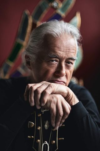 Jimmy Page studio portrait