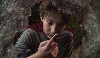 Brightburn Brandon examines blood from the scene of one of his crimes