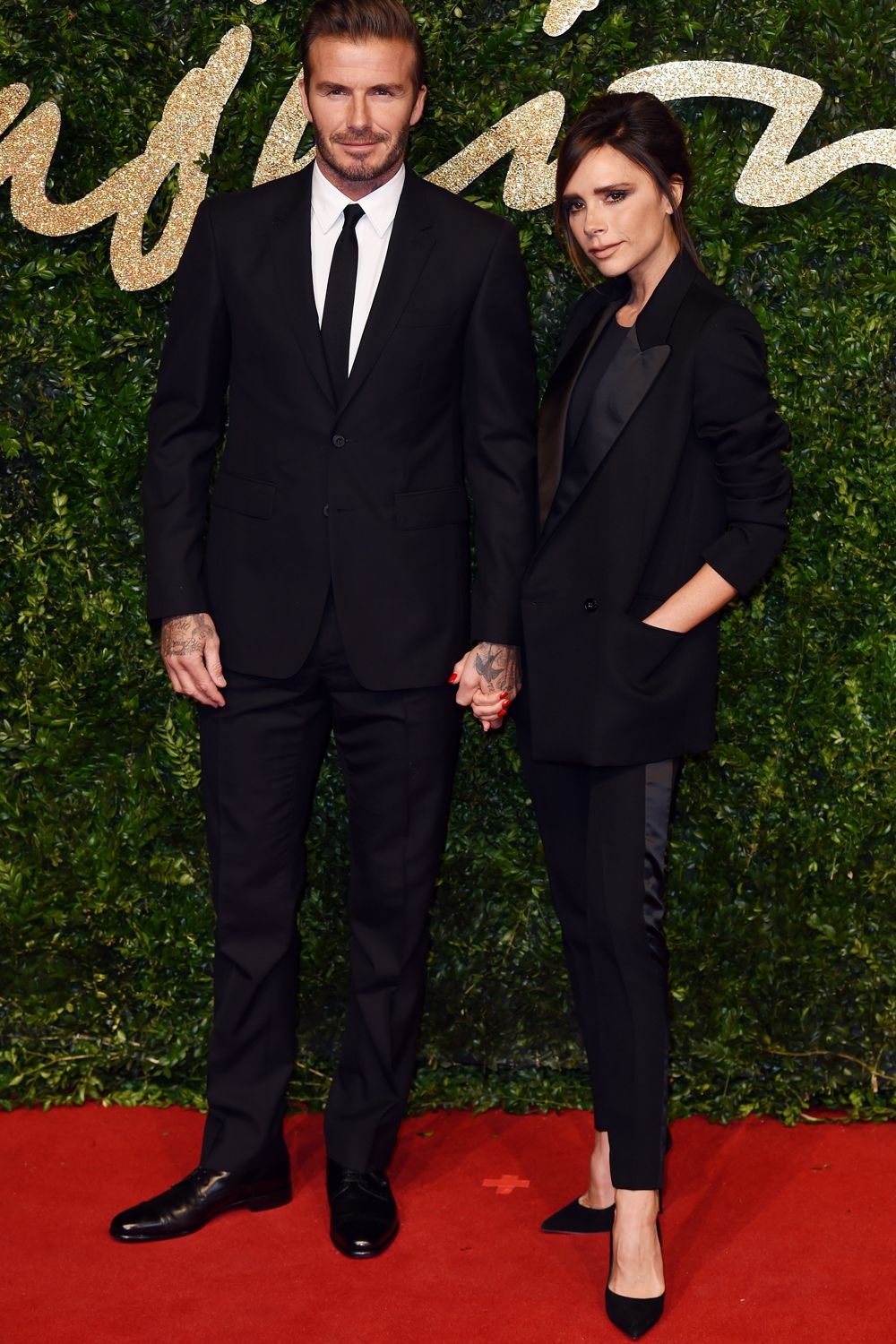 At The British Fashion Awards 2015