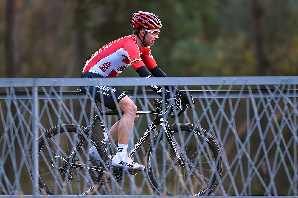 Sean De Bie (Bel) on his way to winning Boonen and Friends 2015