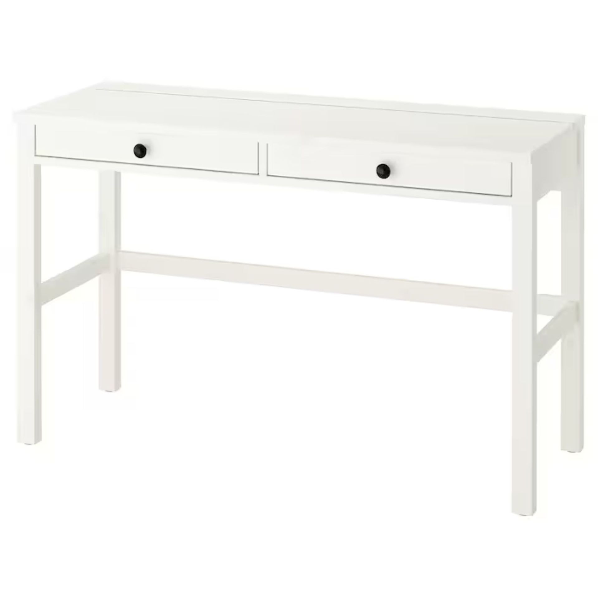 IKEA Hemnes Desk against a white background.
