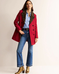 Double-Breasted Wool Coat: was £220now £176 with code T4R4 | Boden