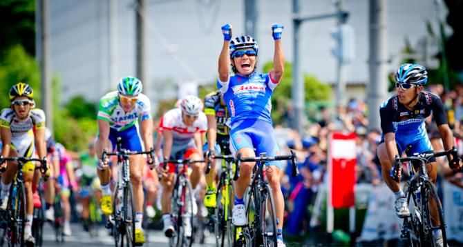 Taiji Nishitani (Aisan Racing) won the last stage of the Tour of Japan 2013