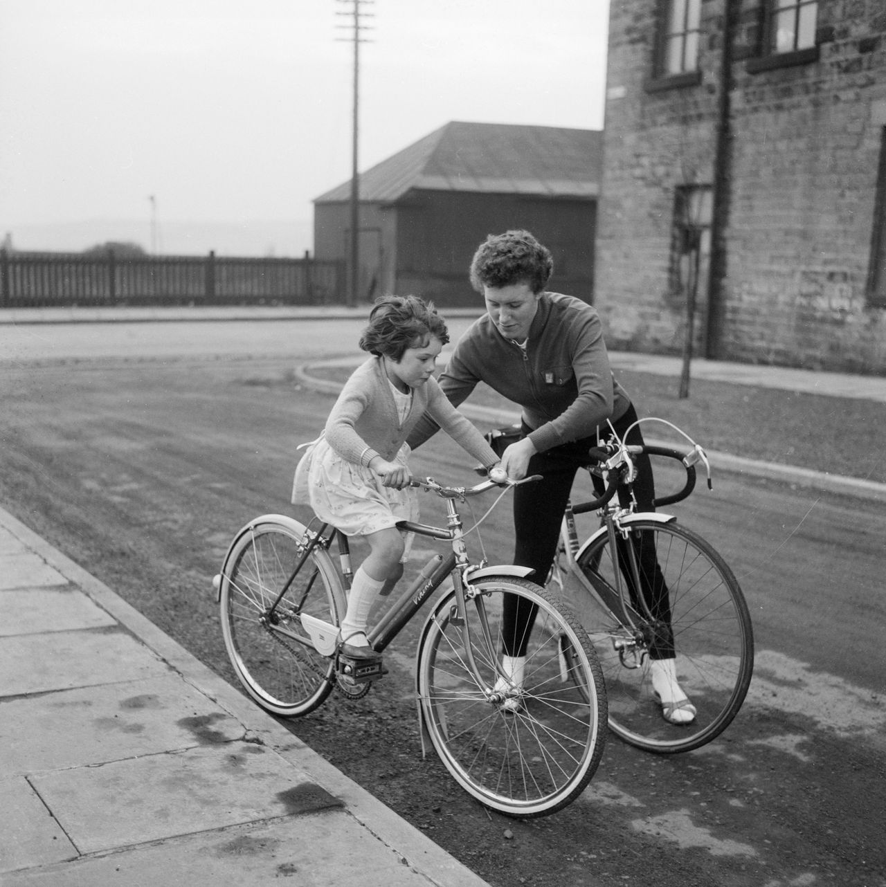 Beryl with daughter Denise in 1963, who she would later race with in the 1970s