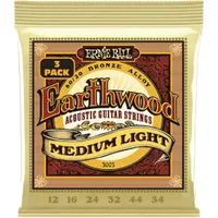 Ernie Ball Earthwood Acoustic Guitar Strings 3-pack