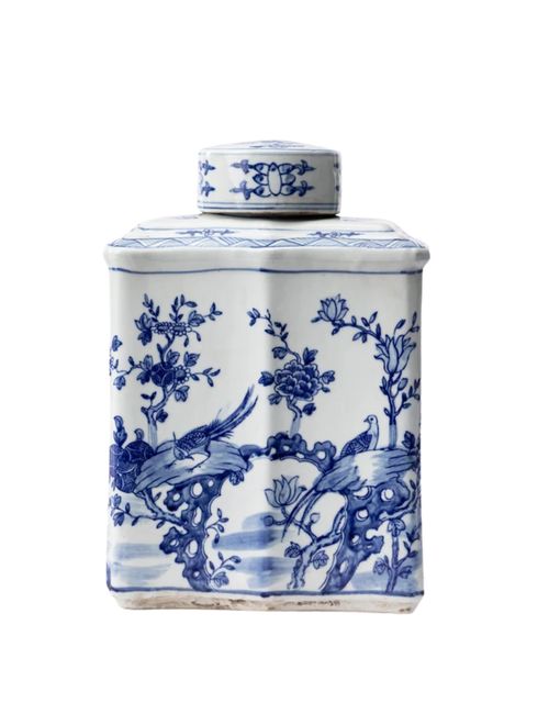 Hand Painted Ginger Jar