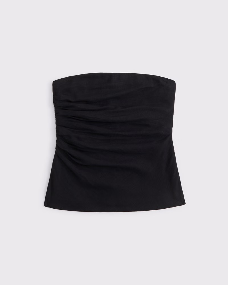 Abercrombie & Fitch , Linen-Blend Tube Top
