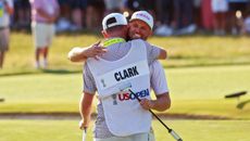 Wyndham Clark celebrates winning the US Open 2026