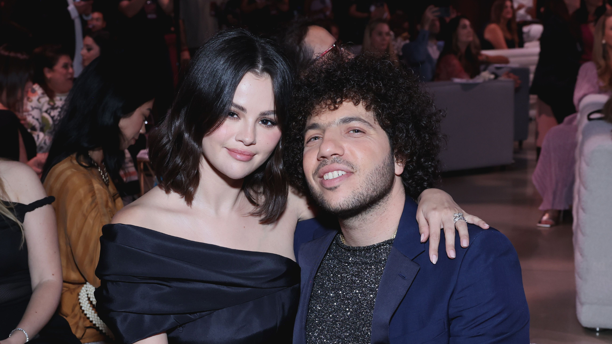Selena Gomez and Benny Blanco attend the Second Annual Rare Impact Fund Benefit Supporting Youth Mental Health