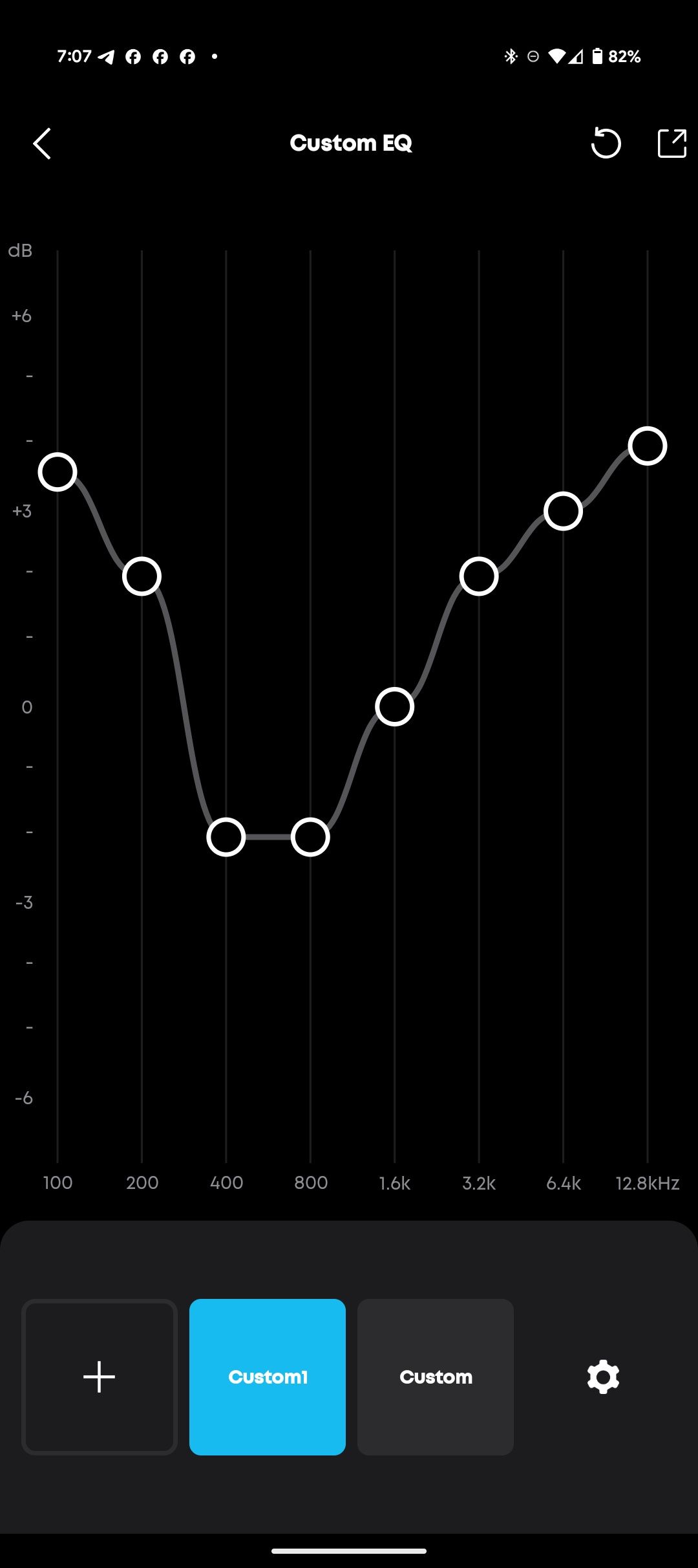 Soundcore Liberty 5 app settings 8-band EQ