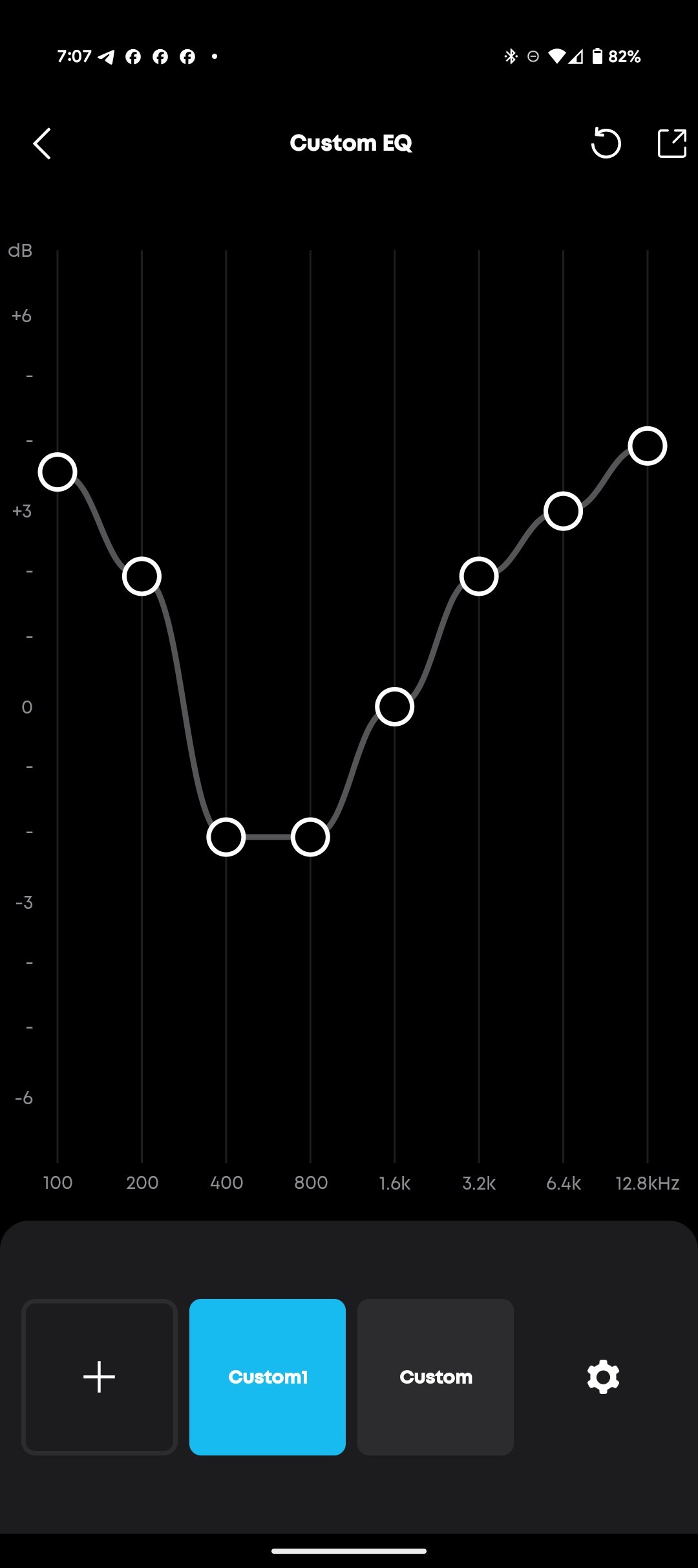 Soundcore Liberty 5 app settings 8-band EQ