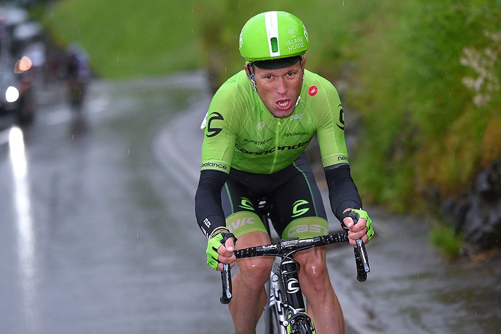 Kristijan Koren (Cannondale) on the attack