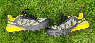Inov-8 Mudtalon Speed running shoes on grass