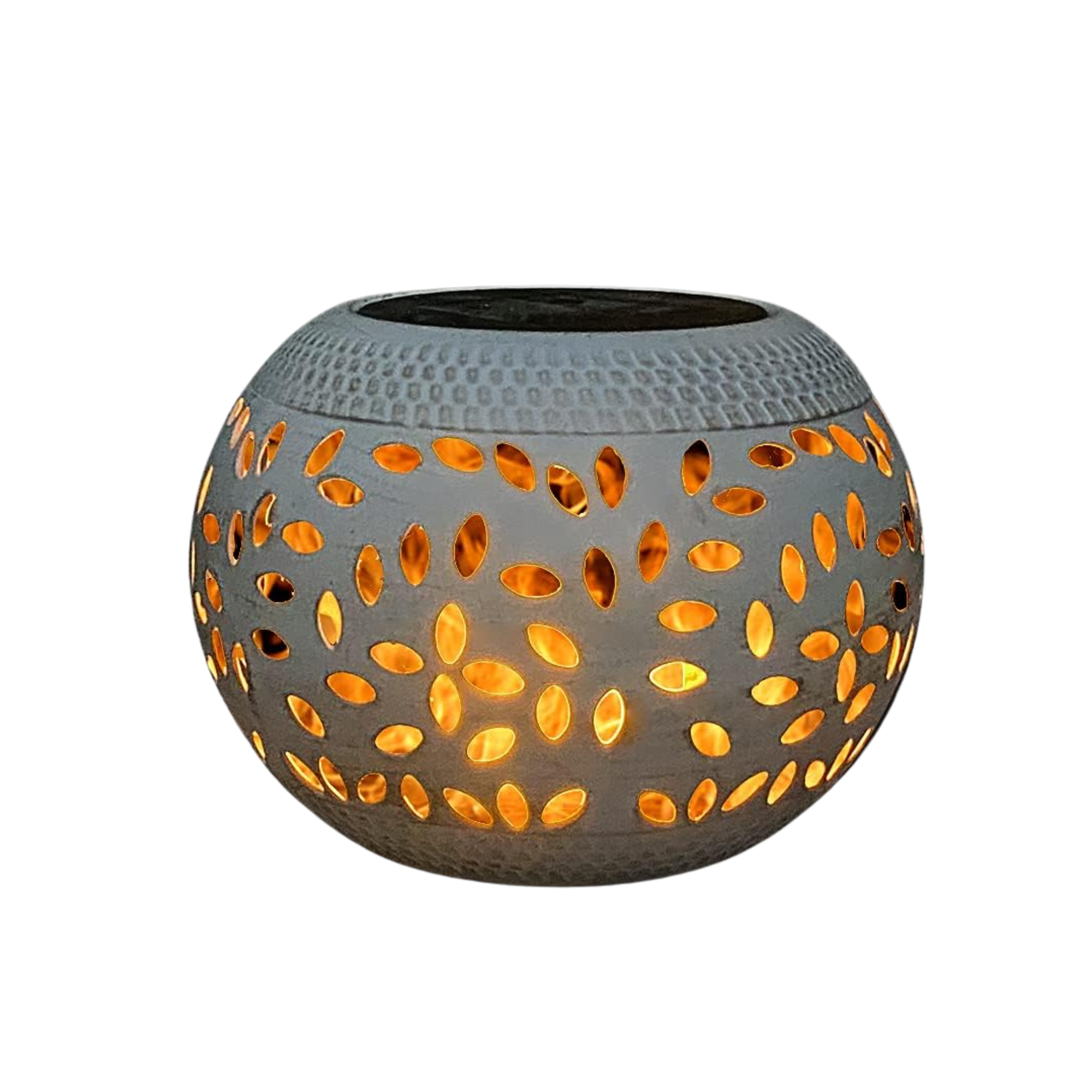 a unique solar garden light