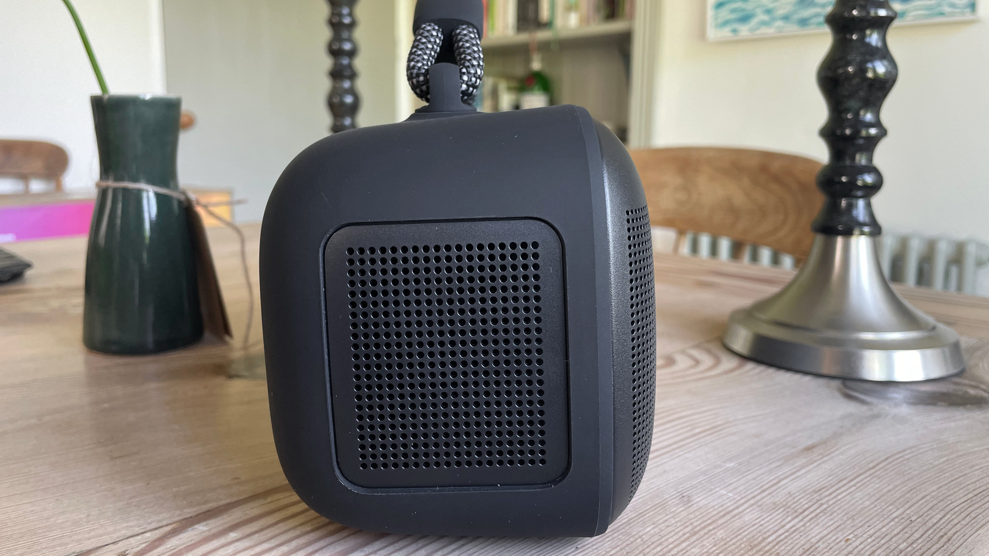 Bose SoundLink Max side profile showing speaker grille