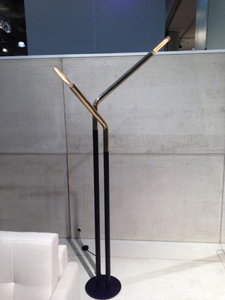 Metal floor lamps