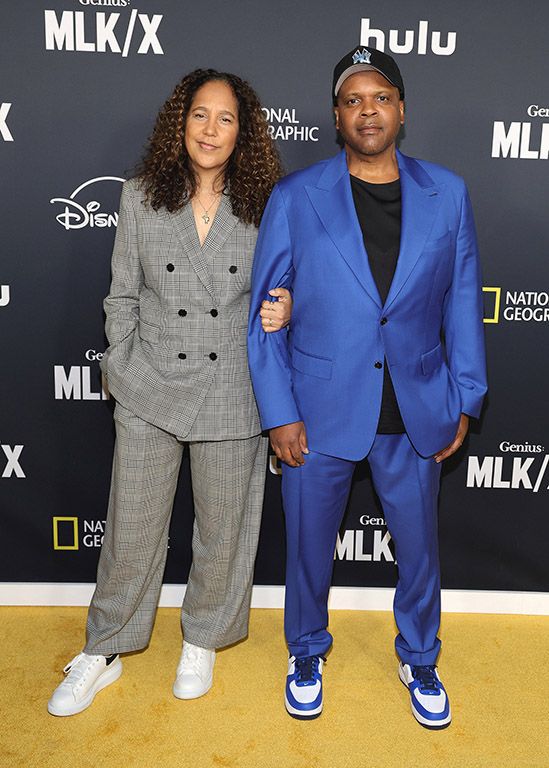 Gina Prince-Bythewood (l.) and Reggie Rock Bythewood at the Los Angeles premiere of National Geographic&rsquo;s Genius: MLK/X at the Samuel Goldwyn Theater in Beverly Hills, Calif.