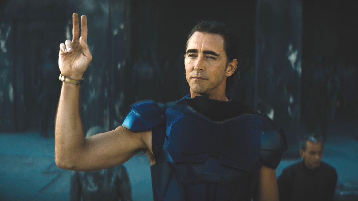 Lee Pace as Brother Day in Foundation on Apple TV+