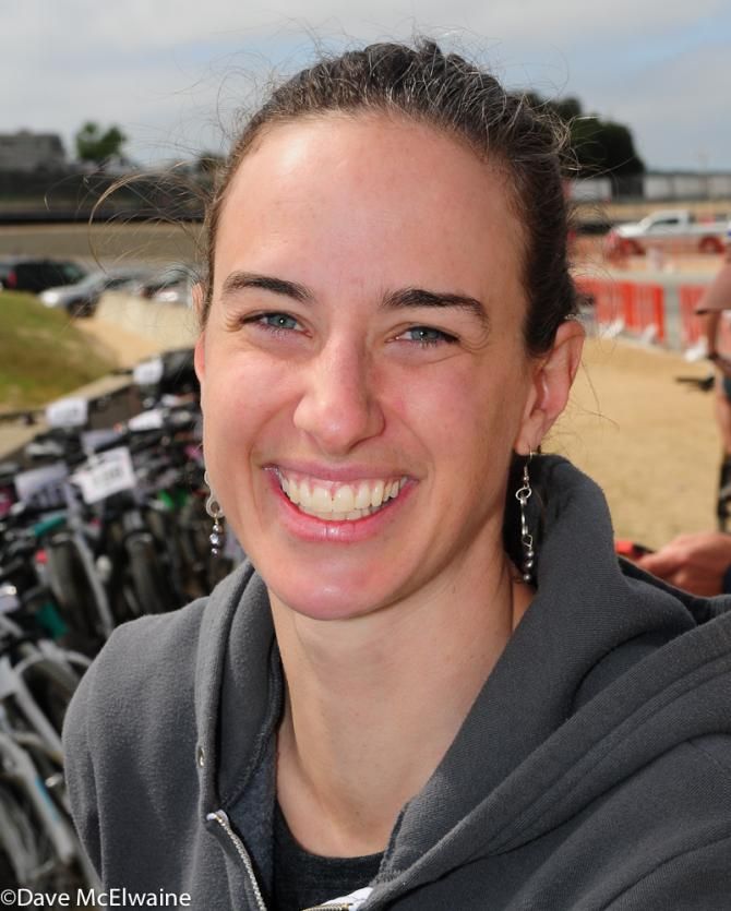 US Cross Country National Champion Lea Davison had to watch from the sidelines as she recovers from an injury