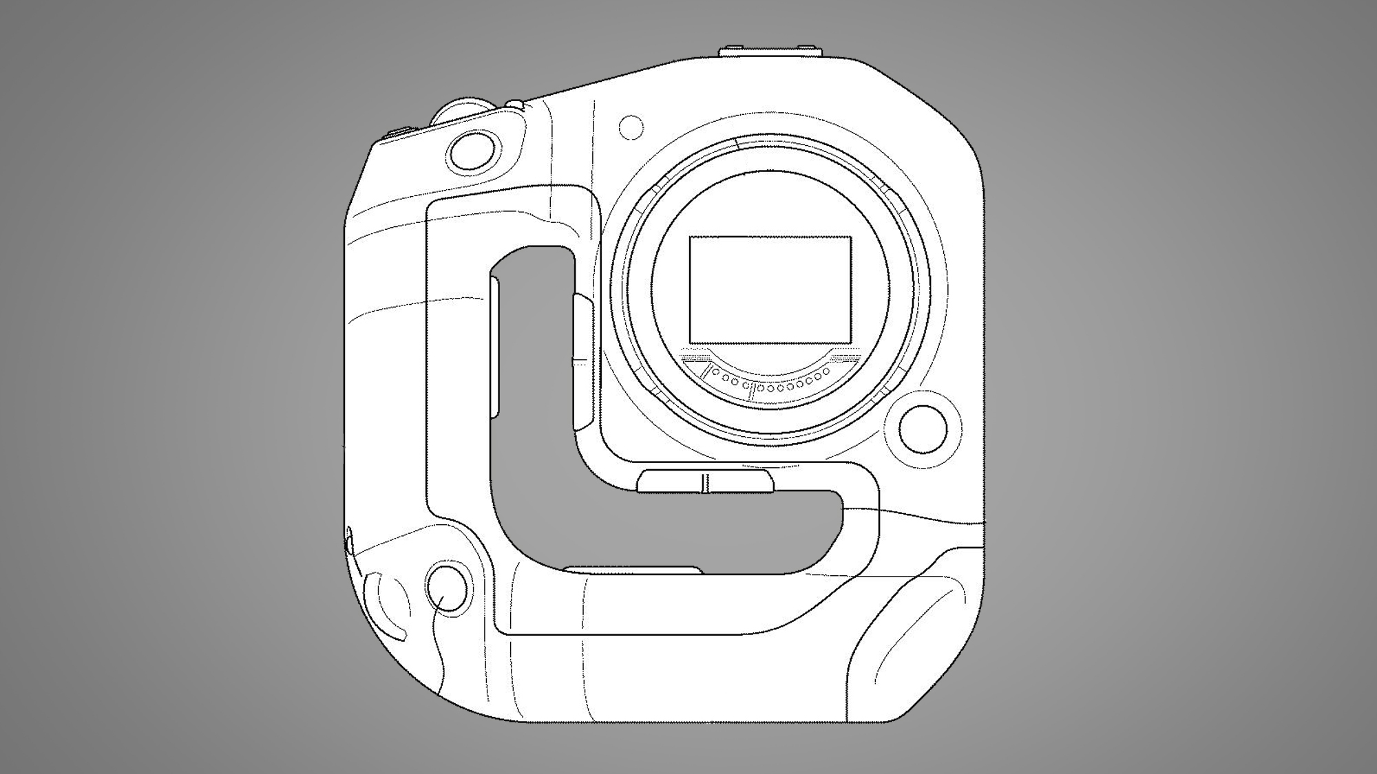 A concept design for a mirrorless camera