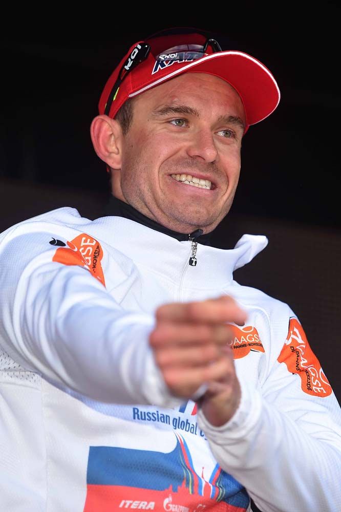 Alexander Kristoff (Katusha) will wear the jersey during the final time trial