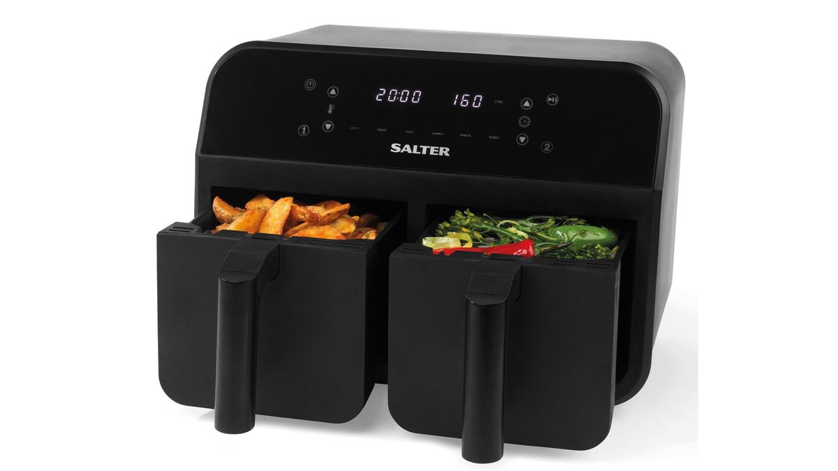 Salter Dual Air Fryer EK4750BLK review