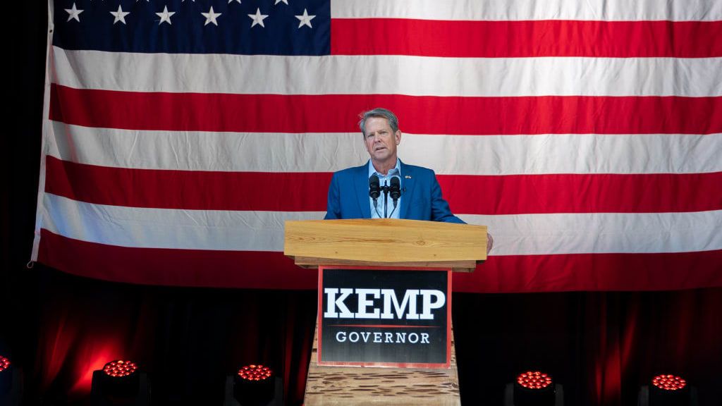 Georgia Gov. Brian Kemp (R).