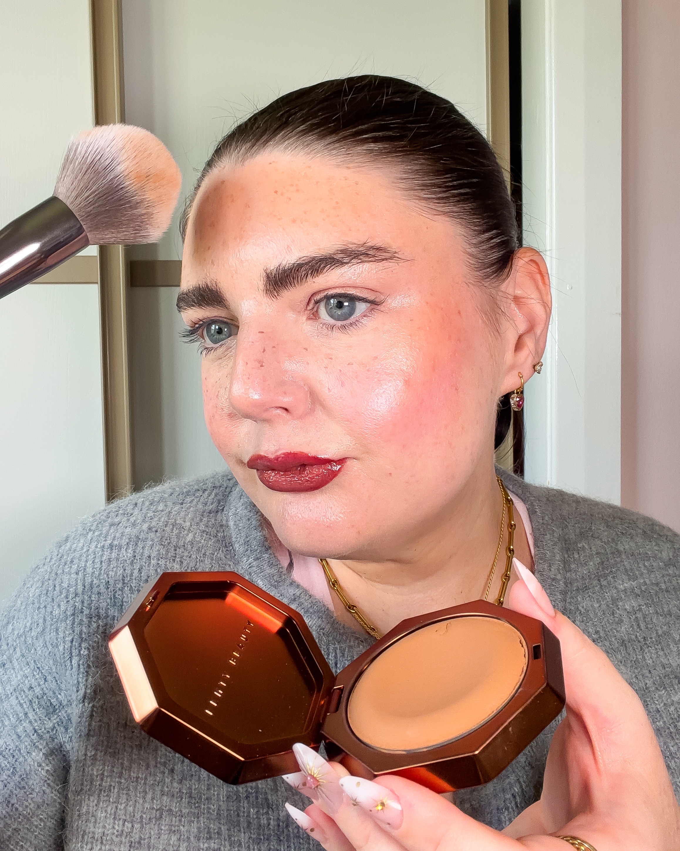 Fenty Beauty Sun Stalk'r Souffle Pressed Mousse Cream Bronzer