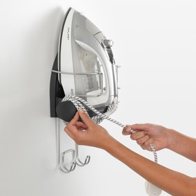 Brabantia Ironing Board Hanger and Iron Store in Black