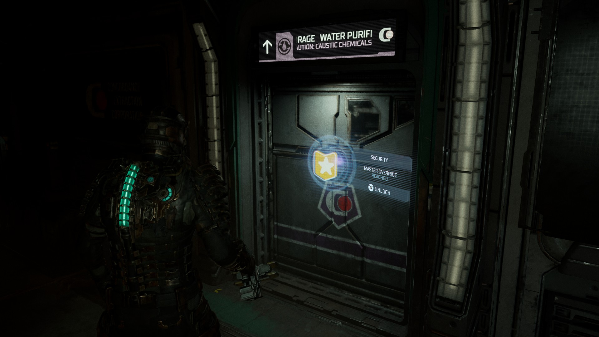 Dead Space Security Clearance - Master Override door