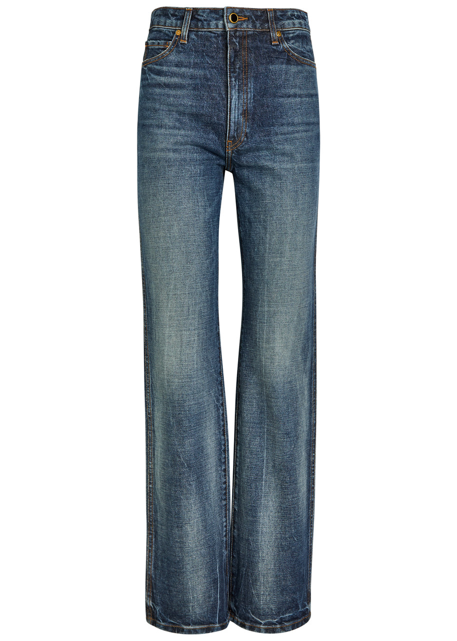 Danielle Slim Straight-Leg Jeans