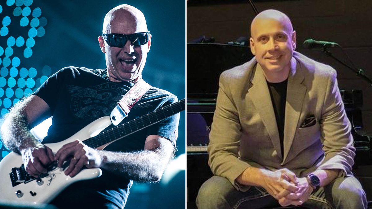 [L-R] Joe Satriani and Kitt Wakeley