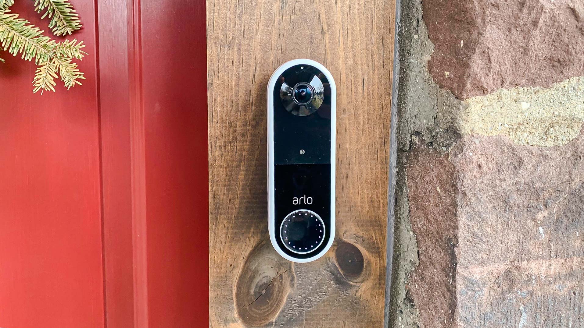 arlo video doorbell wire free