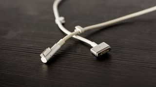 A MacBook charging cable. 