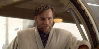 Obi Wan smiling in Revenge of the Sith