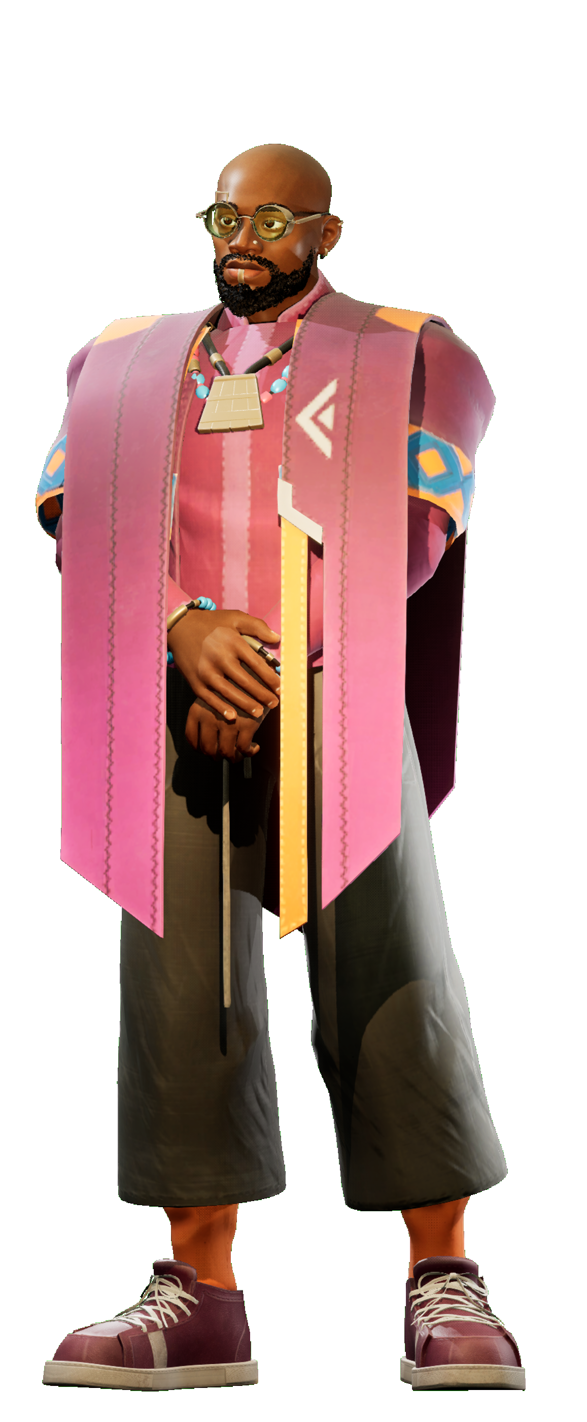 Black characters from a Africa set video game