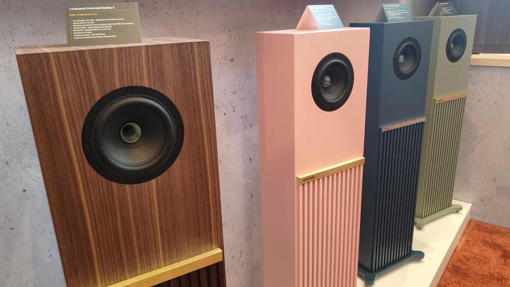 A row of four Lockwood Universal Stanley 2 in different colors.