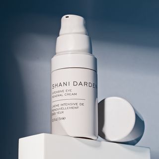 Shani Darden intensive eye renewal cream in grey bottle