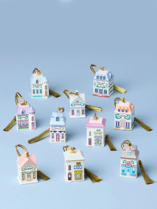 Lenox Village 10-Piece Ornament Set