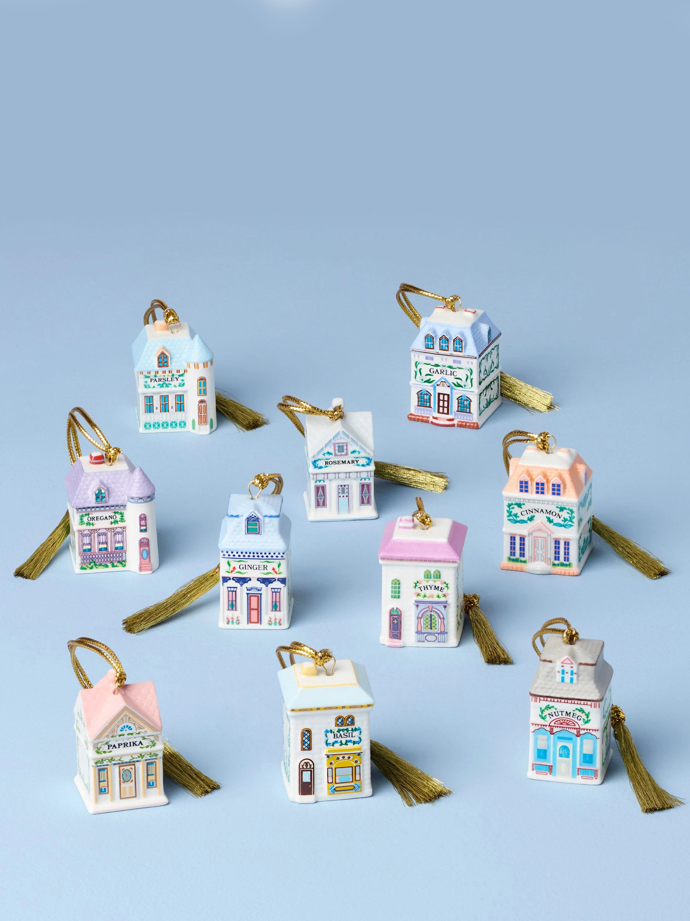 Lenox Village 10-Piece Ornament Set