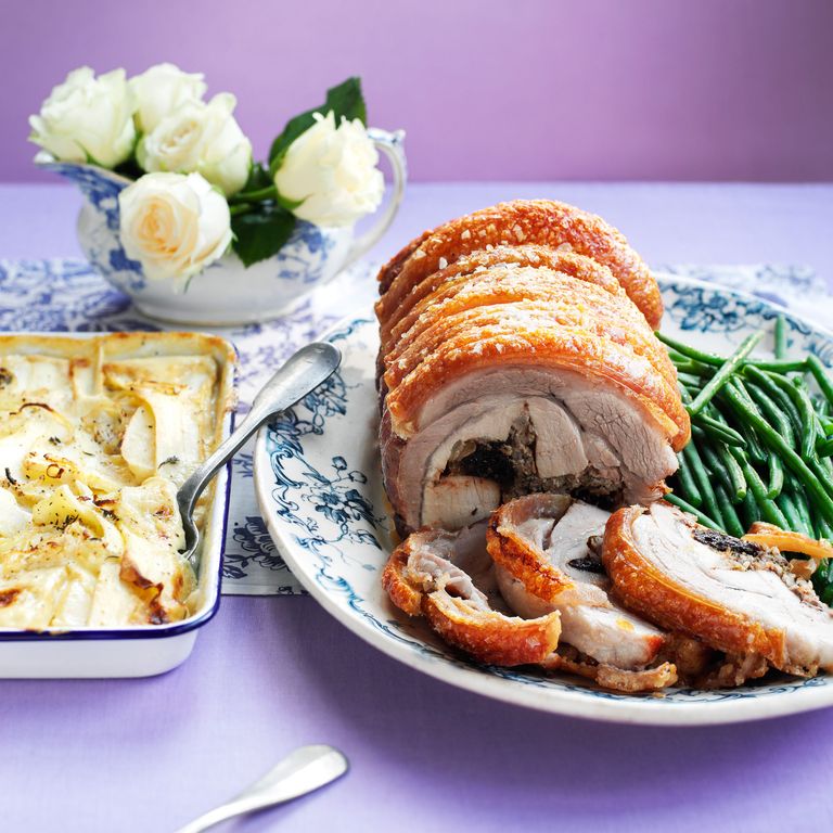 Loin of Pork with Prune Stuffing