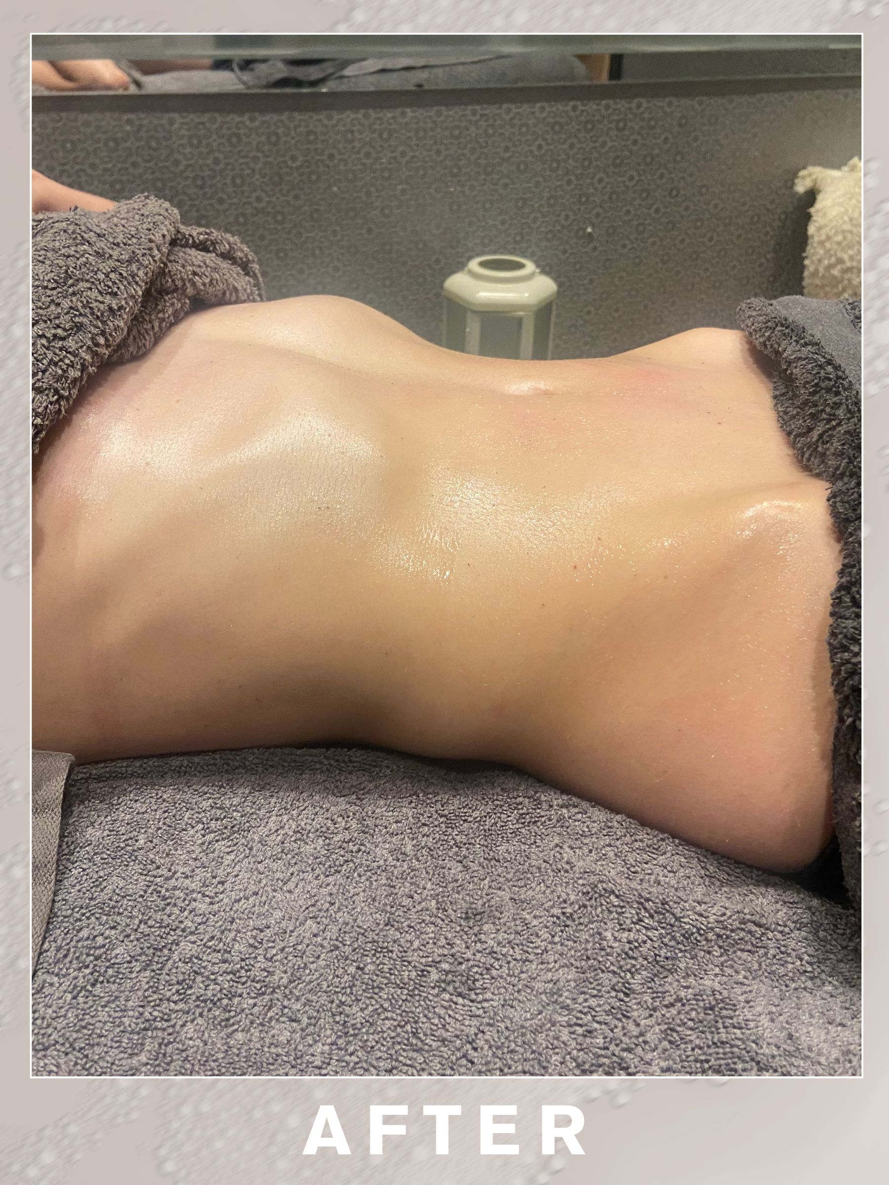 Beauty editor Eleanor Vousden after getting a lymphatic drainage massage