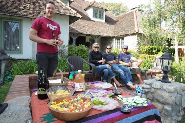 Race watching Dana Point Cinco de Mayo style.