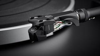 Best Bluetooth turntables: Close-up of turntable cartridge