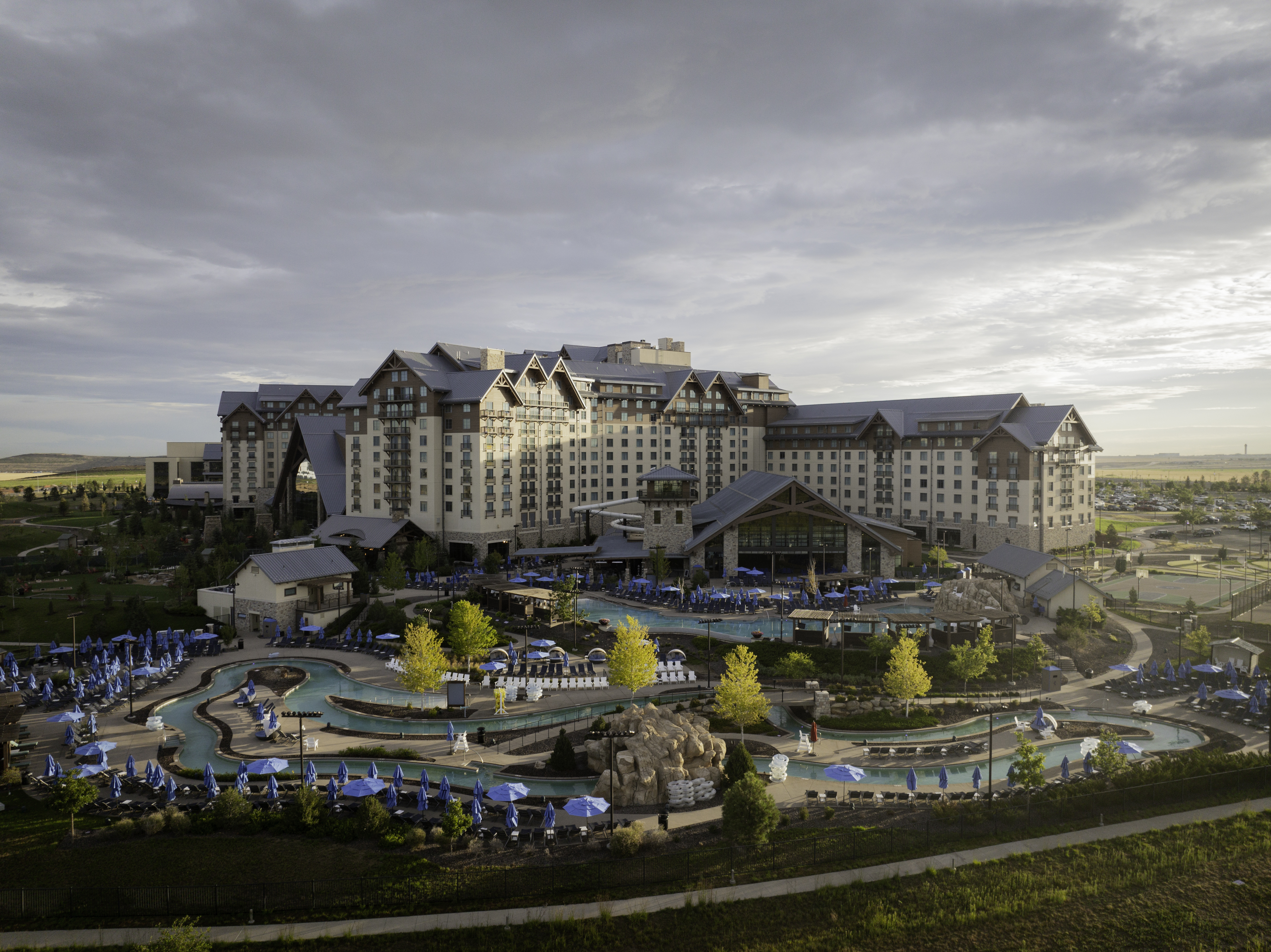 The lazy river at Gaylord Rockies Resort & Convention Center