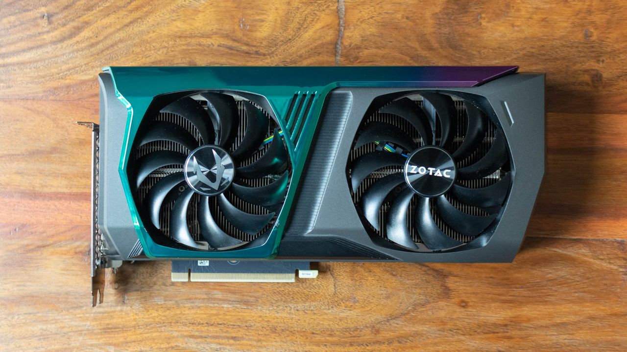 Zotac GeForce RTX 3070 AMP Holo birds-eye view