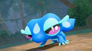 Pokemon Winds and Waves starter the blue lizard Gecqua